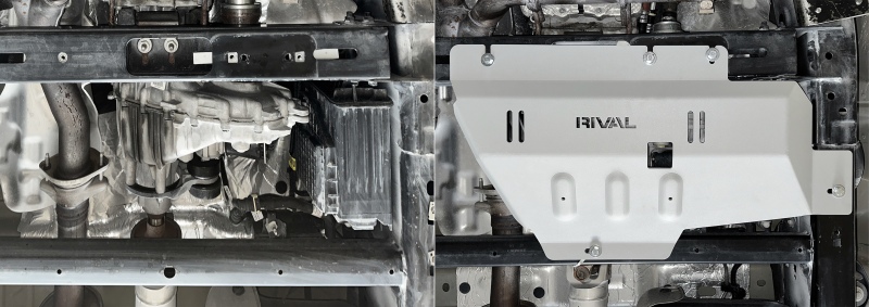 Ford F150 Skid Plate - Rival 4x4 - Aluminum Transfer Case - `15-`27